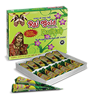 001RAJ GOLD DULHAN CONE GREEN