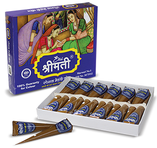 Shreemati Dulhan Mehandi Cone, For Personal, Packaging Type: Box