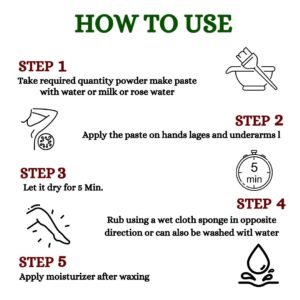 HOW TO USE WAX POWDER