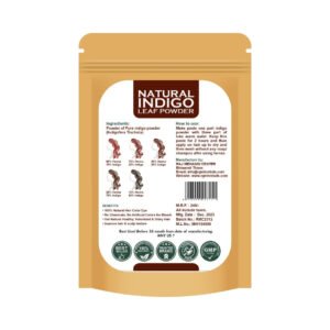 100gm indigo powder back