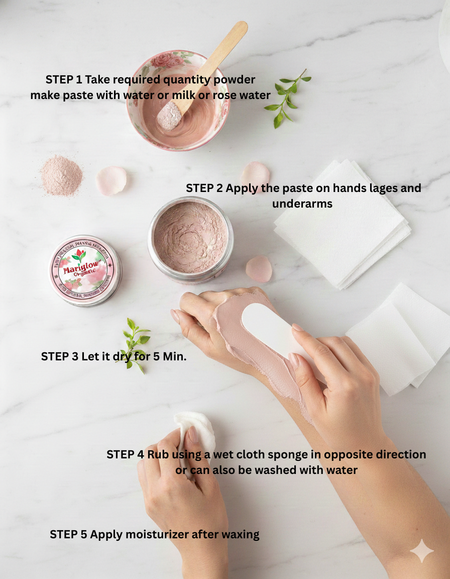 How To Use was powder rose