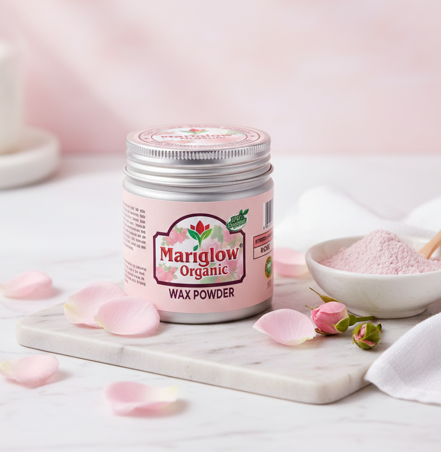 mariglow wax powder (rose)